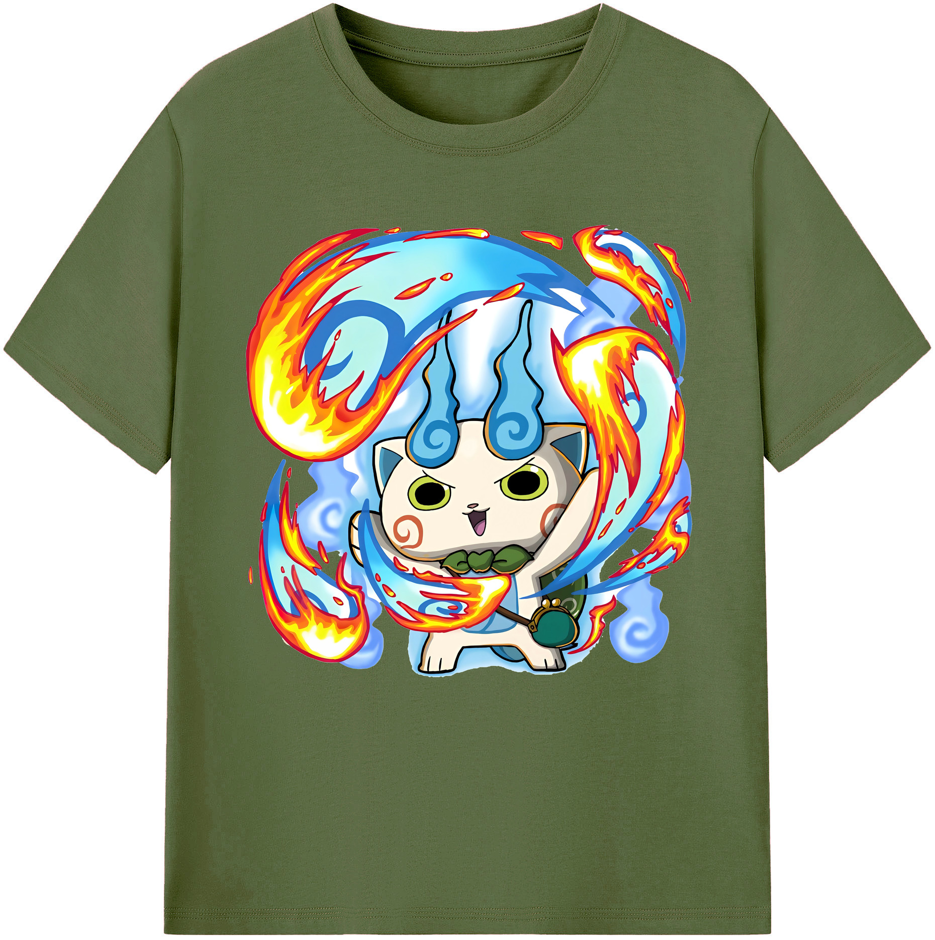 （画像用） 妖怪ウォッチ Yo-kai Watch 綿100％半袖Tシャツ（フロントプリント）